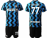 2020-21 Inter Milan 77 BROZOVIC Home Soccer Jersey,baseball caps,new era cap wholesale,wholesale hats
